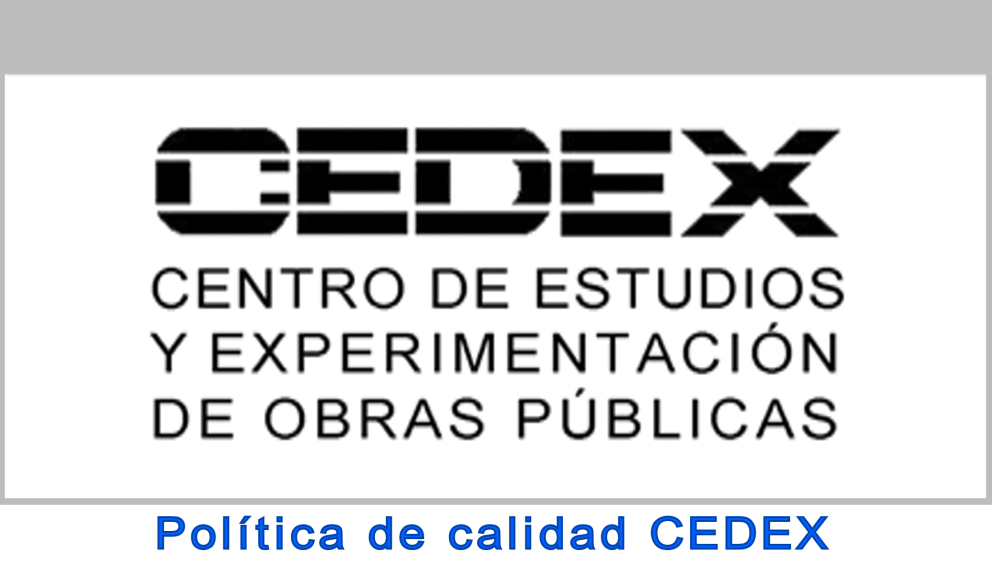 Política de calidad CEDEX 