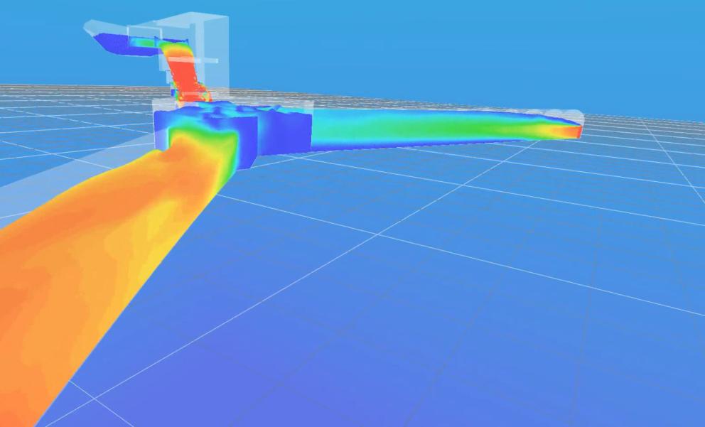 Modelización 3D con SHERIMENTAL de la obra de toma de la rambla de la Bernala