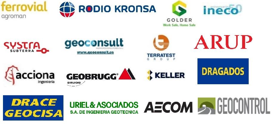Logotipos de empresas colaboradores del Máster